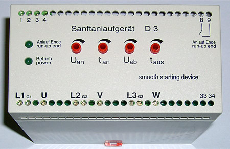 SA-D3 - Sanftanlaufgerät für dreiphasige Motoren